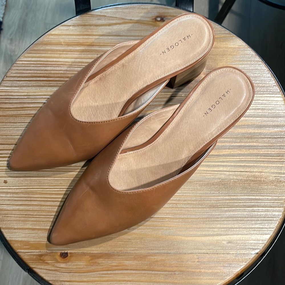 Size 9 Brown Mule heels
